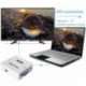Fehér szín - Mini HDMI-VGA konverter asztali számítógép fogadó laptop digitális set-top box női HDmi-vga férfi HD