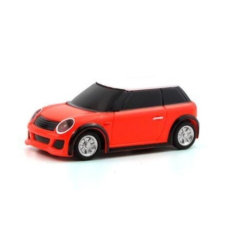 Szín: csak autó Piros - Mini Turbo Racing 1:76 Színes RC autó Led lámpákkal 2.4G Rádió Távirányító Autós Verseny