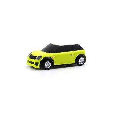 Szín: csak autó sárga - Mini Turbo Racing 1:76 Színes RC autó Led lámpákkal 2.4G Rádió Távirányító Autós Verseny