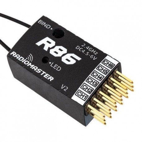 Szín: R86 Vevő - Radiomaster R81 R84 R86 R86C R88 V2 vevő vevő 4CH 6CH 8CH 16CH vevő FRSKY D8 D16 TX16S SE RC FPV