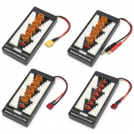 Szín: XT60 T - Multi 2S-6S Lipo párhuzamos kiegyensúlyozott töltőkártya XT60 csatlakozó RC akkumulátortöltőhöz B6AC