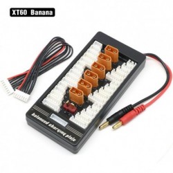 Szín: XT60 Banán - Multi 2S-6S Lipo párhuzamos kiegyensúlyozott töltőkártya XT60 csatlakozó RC akkumulátortöltőhöz