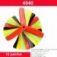 Szín: piros-10 pár - 10 pár/tétel 4040 3 lapátos műanyag támasztékok Három lapátos légcsavarlapátok CW CCW