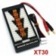 Szín: XT30 csatlakozó - XT60 XT30 XT90 T-Plug EC3 EC5 Lipo akkumulátortöltő adapter kártya 2-6S ISDT Q6 PL6 PL8