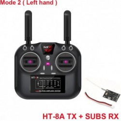 Szín: Mode2 TX SBUS RX - Hotrc HT-8A 2.4G 8CH FHSS GFSK adó távirányító SBUS vevő modell repülőgép drón autós