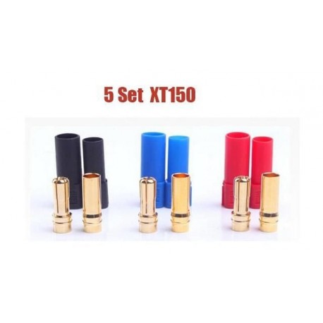 Szín: Amass XT150 - 5 pár Amass XT60  XT30U XT60U XT90 XT90-S MR60 MR30 XT60PW XT90PW XT30PW AS150 kiváló minőségű dugós