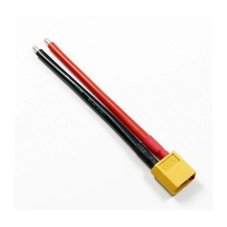 Szín: XT60 női - 1db XT60 dugós csatlakozó 10cm-es 14AWG szilikon dróttal Rc Lipo akkumulátorhoz Rc drone autós csónak