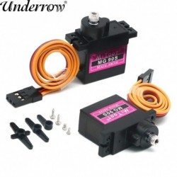 Szín: 10db - 2 /5 / 10 /20 / 50 db Mitoot MG90S Metal Gear Digital Szervo 9g Fém Kormánymű Rc Helikopter Repülő Hajó