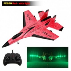 Szín: FX620 Red Light - RC Plane SU35 2.4G RC Repülőgép Távirányító Repülő Modell Glider Repülőgép F22 FX820 FX620