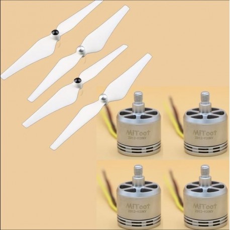 Szín: 4 Motor 4 kellékek - 4db/tétel 2312 920kv kefe nélküli motor CW CCW 9450 propeller F450 F550 S500 SK500 500mm 550mm