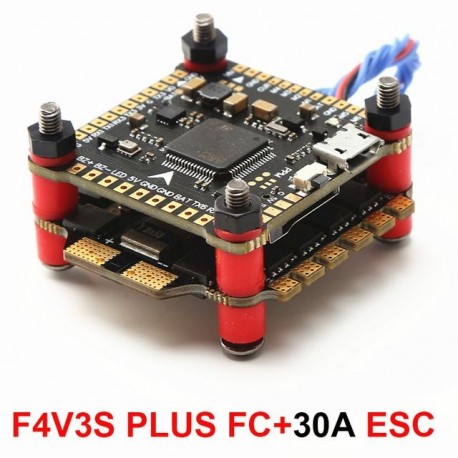 Szín: F4 V3S 30A ESC - Hot Sale F4 V3S FC Flight Controller Board 30A 45A 60A 4in1 kefe nélküli ESC RC QAV/ZMR 210 230 250MM