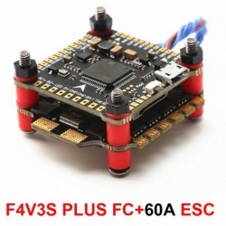Szín: F4 V3S 60A ESC - Hot Sale F4 V3S FC Flight Controller Board 30A 45A 60A 4in1 kefe nélküli ESC RC QAV/ZMR 210 230 250MM