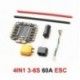 Szín: 60A ESC - Hot Sale F4 V3S FC Flight Controller Board 30A 45A 60A 4in1 kefe nélküli ESC RC QAV/ZMR 210 230 250MM Drone