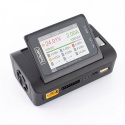 Szín: M9 - ToolkitRC M9 600W USB gyorstöltő DC intelligens töltő, állítható képernyőszög audio funkcióval 1-8S Lipo