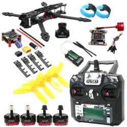 Szín: jeladóval - Flysky i6X Mark4 5 hüvelykes 225 mm-es szénszálas váz F4 V3S repülésvezérlő 45A 4 az 1-ben ESC 2205