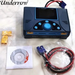 iCharger 458 Duo 1600W 45A kétcsatornás nagy teljesítményű egyensúlyi töltő kisütő LiPo Lilo LiFe LiVH LTO NiZn NiMH