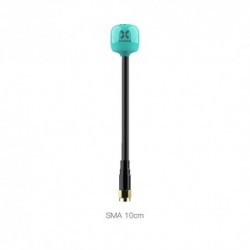 Szín: zöld RHCP SMA 10cm - 2 DB Foxeer Lollipop 4 Lollipop Plus Omni 5.75G 2.6DBI mini antenna RHCP LHCP SMA MMCX jobb egyenes