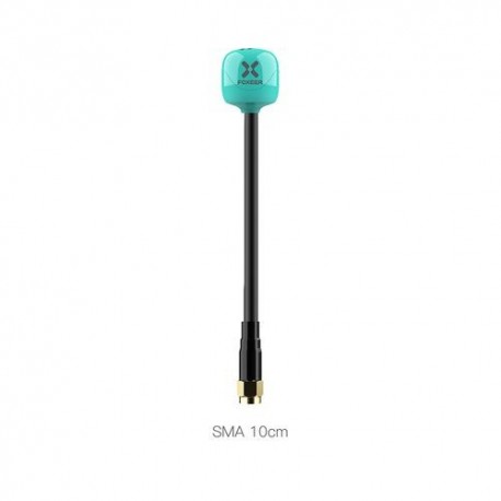 Szín: zöld RHCP SMA 10cm - 2 DB Foxeer Lollipop 4 Lollipop Plus Omni 5.75G 2.6DBI mini antenna RHCP LHCP SMA MMCX jobb egyenes