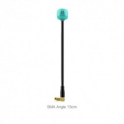 Szín: zöld LHCP SMA - 2 DB Foxeer Lollipop 4 Lollipop Plus Omni 5.75G 2.6DBI mini antenna RHCP LHCP SMA MMCX jobb egyenes RHCP