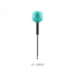 Szín: zöld LHCP UFLTube - 2 DB Foxeer Lollipop 4 Lollipop Plus Omni 5.75G 2.6DBI mini antenna RHCP LHCP SMA MMCX jobb egyenes