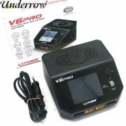 GT.POWER V6 Pro AC/DC kétcsatornás intelligens egyensúlyi töltő kisütő 700 W 32A LiPo/LiFe/LiIon/LiHV/NiMH/NiCd