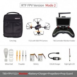 Szín: RTF FPV Monitor M2 - Radiolink F121 RTF FPV Racing Drone 121MM Mini Quad T8S Controller R8SM Receiver 3 Repülési mód