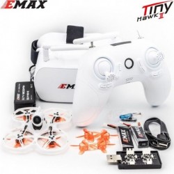 Szín: RTF verzió - Emax Tinyhawk S II beltéri FPV Racing Drone F4 16000KV Nano2 kamerával és LED támogatással 1/2S