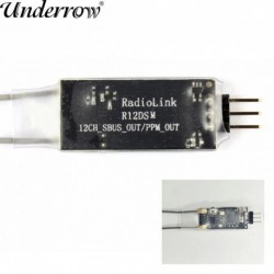 Radiolink R12DSM 2.4G 12 csatornás vevő rádiólink adókhoz AT9 AT9S AT10 AT10II