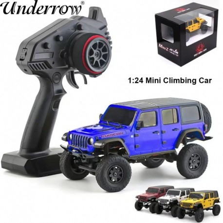 Fekete szín - 4WD 2.4GHz 1:24 Mini távirányító mászó autós elektromos távirányító modell Buggy Cars RTR felnőtt