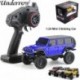 Fekete szín - 4WD 2.4GHz 1:24 Mini távirányító mászó autós elektromos távirányító modell Buggy Cars RTR felnőtt