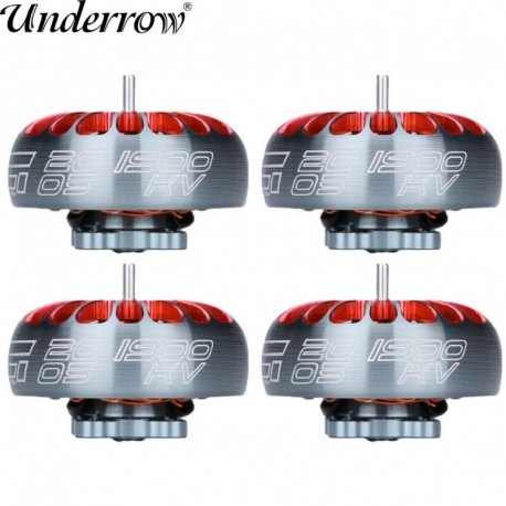 Szín: 4db 2005 1900KV - 4db/tétel IFlight XING 2005 2550KV 1900KV 4-6S kefe nélküli motor Nazgul Cine 5030 propeller 5