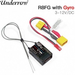Radiolink R8FG 8 csatornás 2.4G giroszkópos RC vevő feszültség visszatérés 600 méter nagy hatótávolságú RX autós