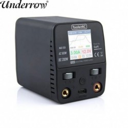 Szín: P200-US - ToolkitRC P200 Mini 30V AC100W DC200W 10A GaN állítható mini asztali tápegység AC vagy DC két bemeneti