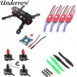 Mini 250 H250 szénszálas váz 1806 2280 kefe nélküli motor 12A KK ESC csatlakozókártya 5030 propeller QAV250 Quadcopterhez