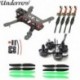 Szénszálas ZMR250 C250 Quadcopter & 2204 2300kv Motor & BLHeli 12A Esc & 3,5MM Banana Head Dugó QAV250-hez