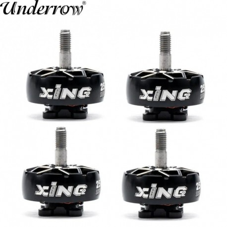Szín: 2db 2506 1500KV - IFlight XING2 2506 1500KV 1850KV 6S fekete kefe nélküli motor hosszú hatótávolságú 5 mm-es