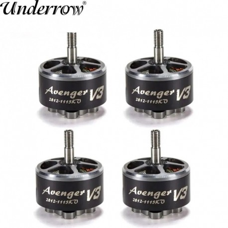 Szín: 1db 2812 V3 1115KV - 1/2/4db Brotherhobby Avenger V3 2812 900KV 1115KV 4-6S kefe nélküli motor RC FPV Racing Drone