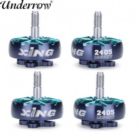 Szín: 2db 2405 1800KV - IFlight XING2 2405 1800KV 1950KV 6S kefe nélküli motor RC FPV Racing Freestyle LR6 LR7 hosszú távú