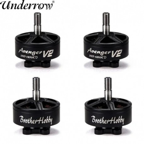 Szín: 1db 2507 V2 1500KV - 1 / 4db BrotherHobby Avenger V2 2507 1200/1500/1750/1850/2200/2450/2700KV 4-6S kefe nélküli