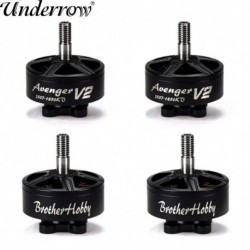 Szín: 1db 2507 V2 1750KV - 1 / 4db BrotherHobby Avenger V2 2507 1200/1500/1750/1850/2200/2450/2700KV 4-6S kefe nélküli
