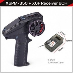 Szín: X6PM-350 X4FM - DUMBORC X6PM-350 RC adó és vevő készlet BL3F/X6FG/X6FP/X4FMG 2.4GHZ RC Controller 6CH Gyro