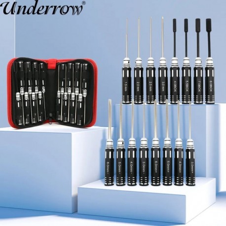 RC hatlapfejű csavarhúzó készlet 16db hatlapú imbusz csavarhúzó készlet hatlapú csavarhúzó készlet csavarkulcs kulcs