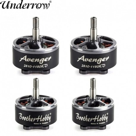Szín: 1db 2810 1500KV - 1/2/4db Brotherhobby Avenger 2810 900KV 1180KV 1500KV 1350KV kefe nélküli motor FPV multikopterhez RC