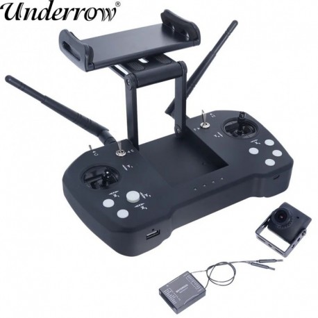 Fekete szín - Skydroid T12 távirányító mini kamerával 20 km digitális térkép átvitel távirányító kamera