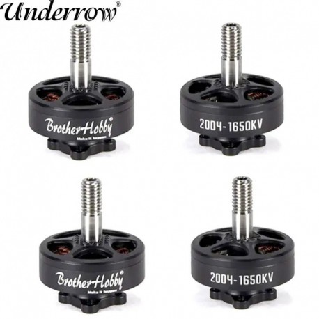 Szín: 1db LR 2004 1650KV - BrotherHobby Avenger LR 2004 1650KV kefe nélküli motor titánötvözet tengely Kompatibilis 7