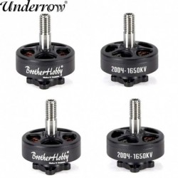 Szín: 2db LR 2004 1650KV - BrotherHobby Avenger LR 2004 1650KV kefe nélküli motor titánötvözet tengely Kompatibilis 7