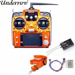 Szín: Arany mód 2 - RadioLink AT10 II 2.4Ghz 10CH RC adó R12DS vevővel PRM-01 Feszültség visszatérő modul RC Quadcopter