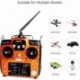 Szín: Szürke mód2 - RadioLink AT10 II 2.4Ghz 10CH RC adó R12DS vevővel PRM-01 Feszültség visszatérő modul RC Quadcopter