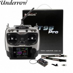 Szín: Arany mód 2 - Radiolink AT9S Pro TX 10/12CH RC rádióvezérlő adó R9DS RX 2.4G vevővel RC FPV Racing Drone számára