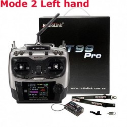 Szín: szürke mód 2 - Radiolink AT9S Pro TX 10/12CH RC rádióvezérlő adó R9DS RX 2.4G vevővel RC FPV Racing Drone